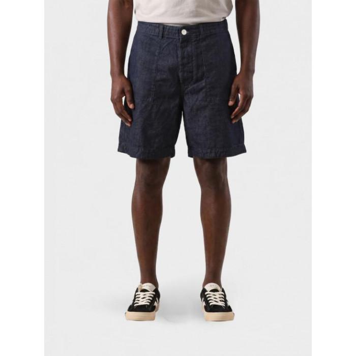 CP Company Blue Denim Shorts for Men 20CMBE180A 110295W D08