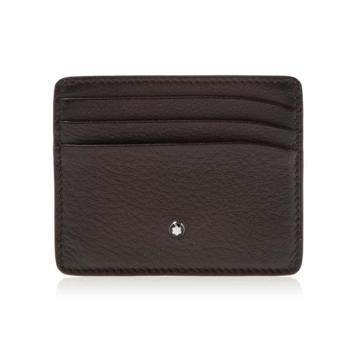 Montblanc Meisterstück 6CC Card Holder Burgundy Leather Men's Wallet