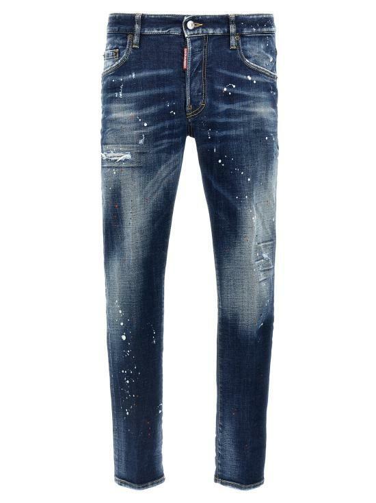 Dsquared2 Medium Wash Super Twinky Jeans Men’s Denim Pants S74LB1661 S30664 470