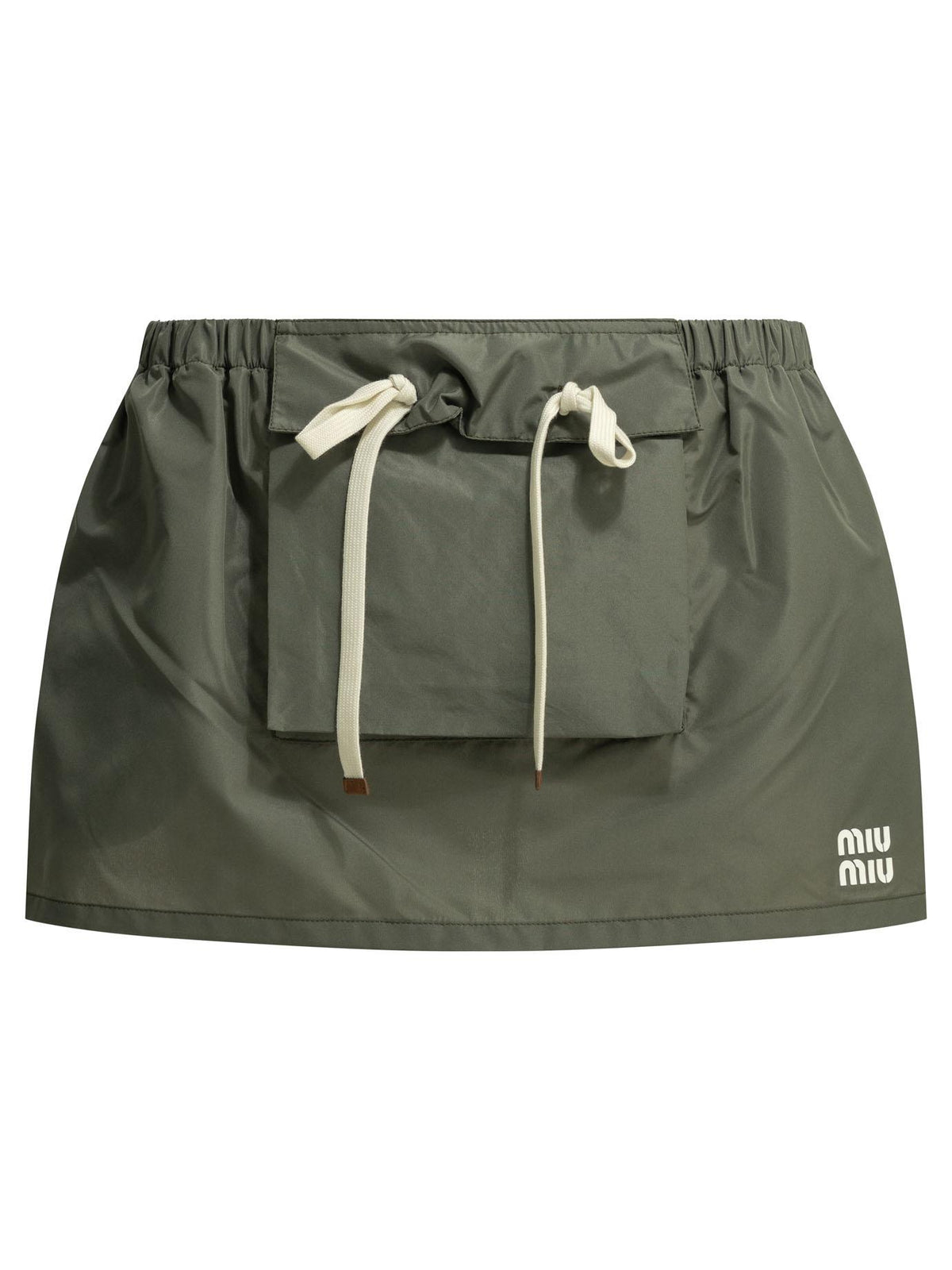Miu Miu Wool Blend Mini Skirt Black Women’s Short Skirt