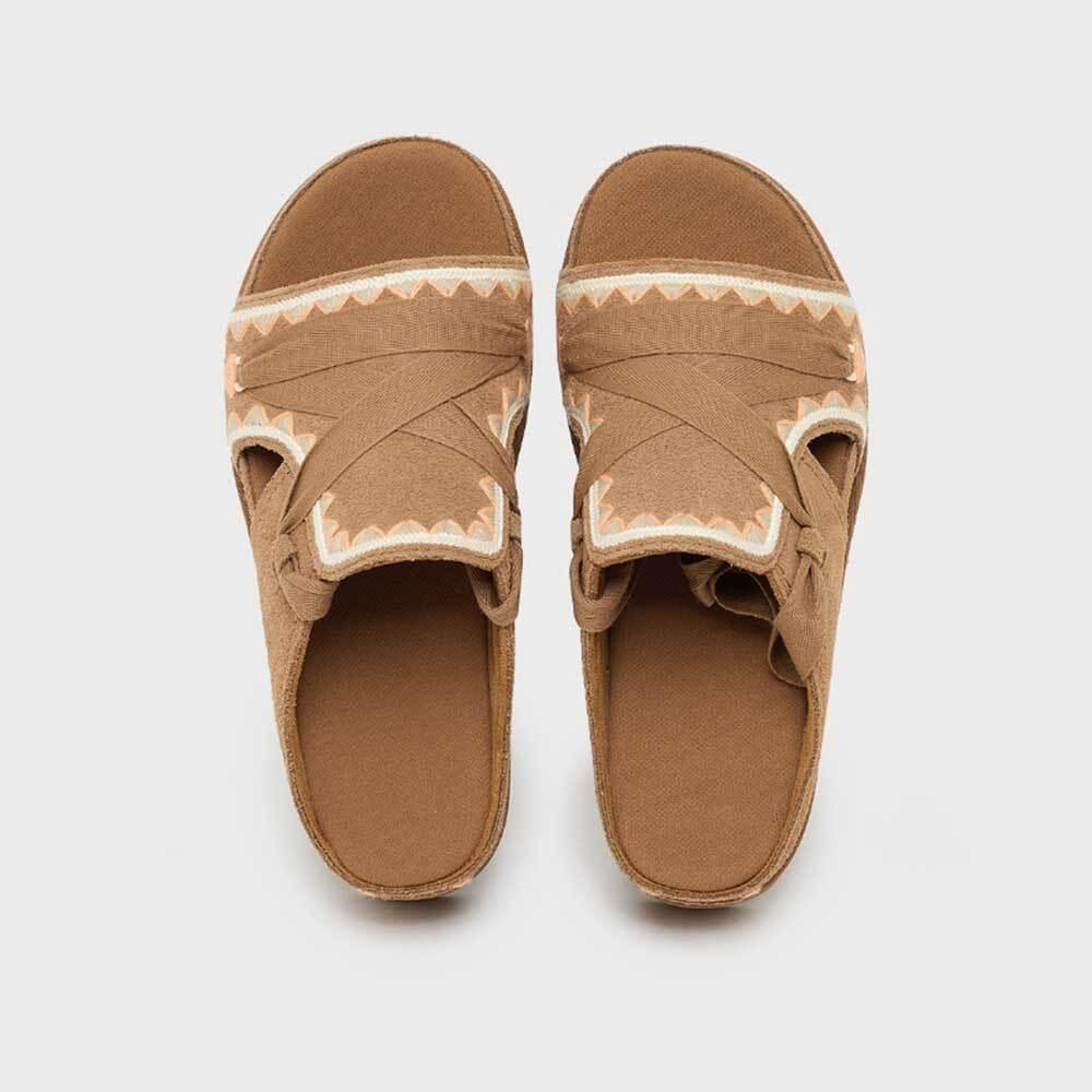 Ugg Golden Family Bohemian Strap Sandals Women Chestnut Multi