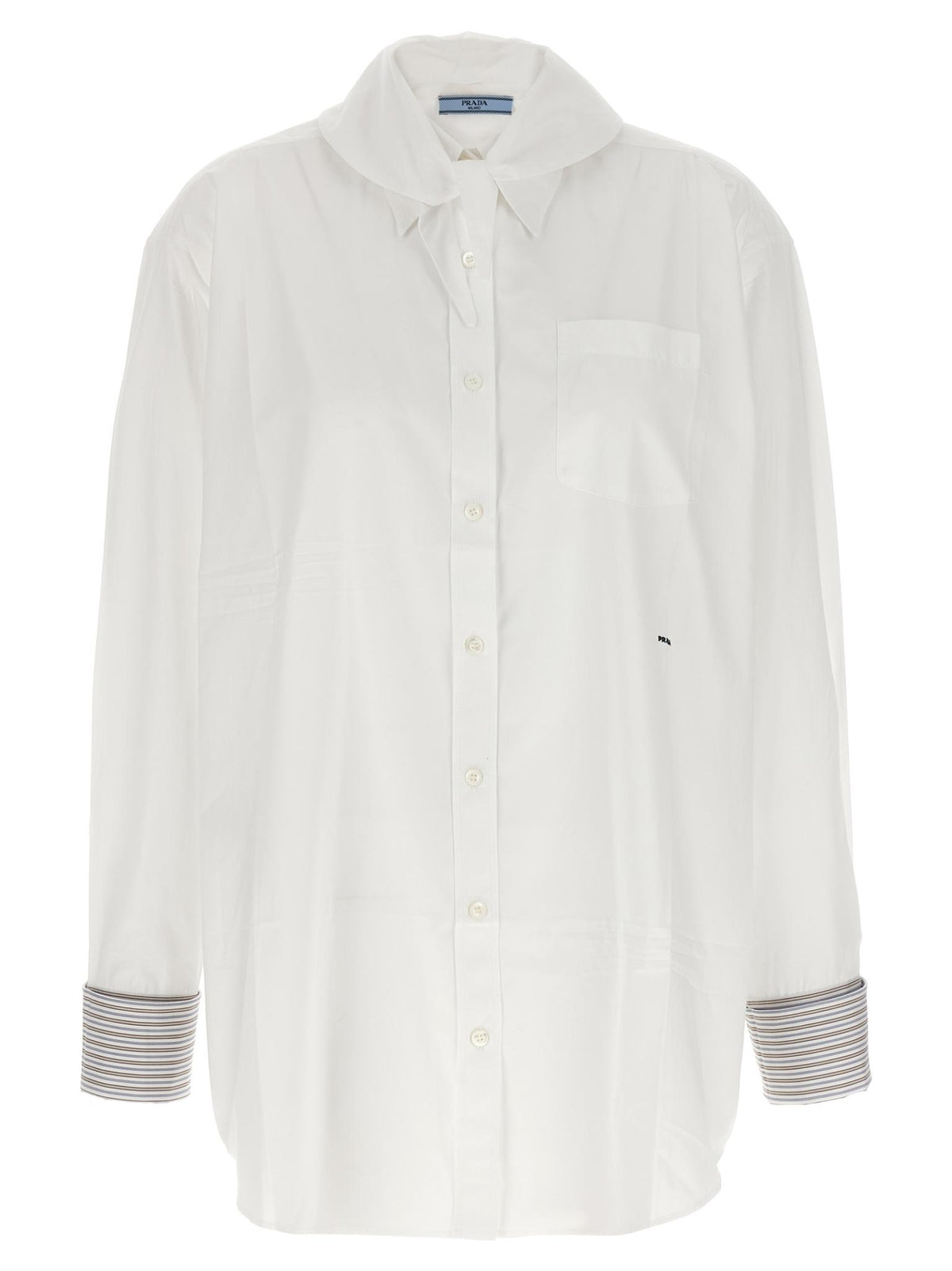 PRADA Black Long Sleeve Button-Up Shirt
