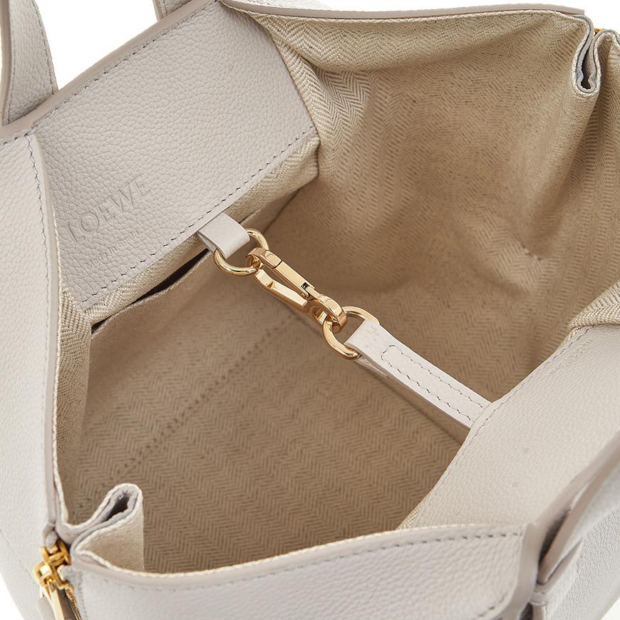 LOEWE Compact Hammock Tote Bag Women’s Leather Gray