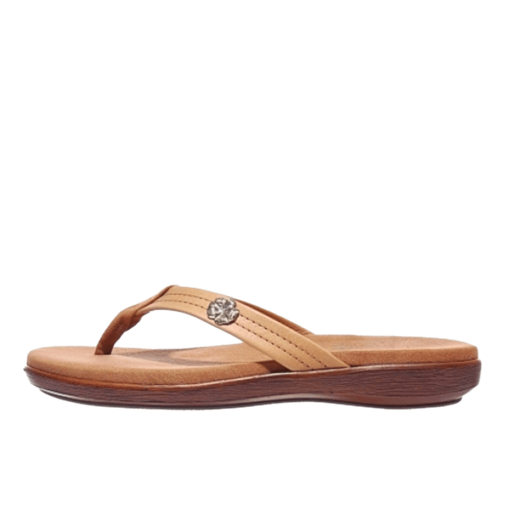 ISLAND SLIPPER Leather Flip Flop Women’s Thong Sandal DT7220FSPIC