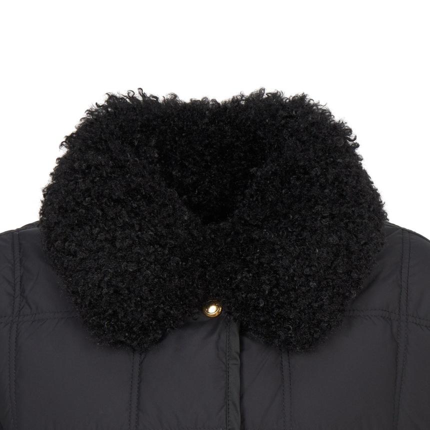 Moncler Women’s Quilted Puffer Jacket Black