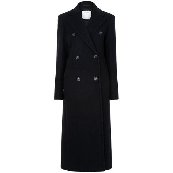 Max Mara Black Wool COMUNE Coat