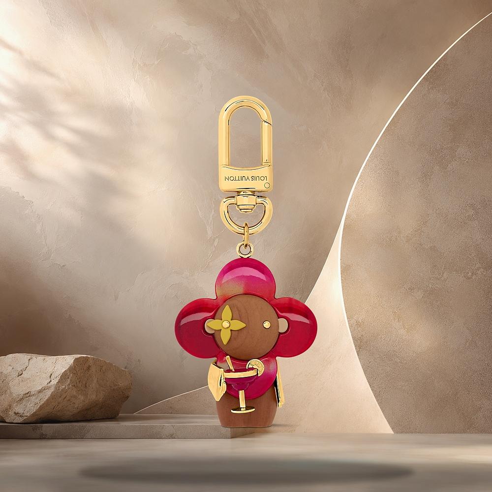 Louis Vuitton Vivienne Sunset Bag Charm Wood M03962