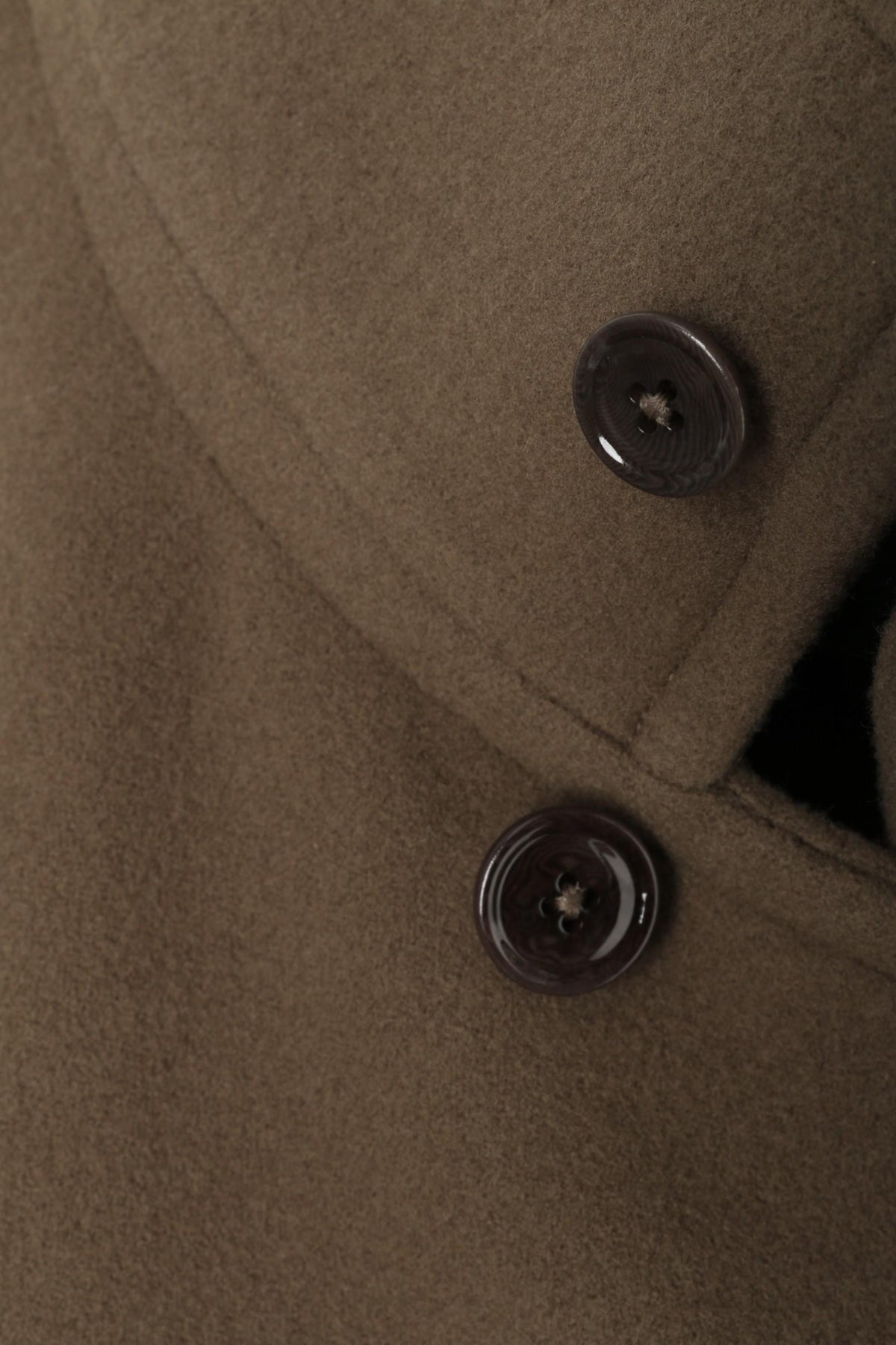 Lemaire Double-Face Wool Wrap Coat Dark Squirrel