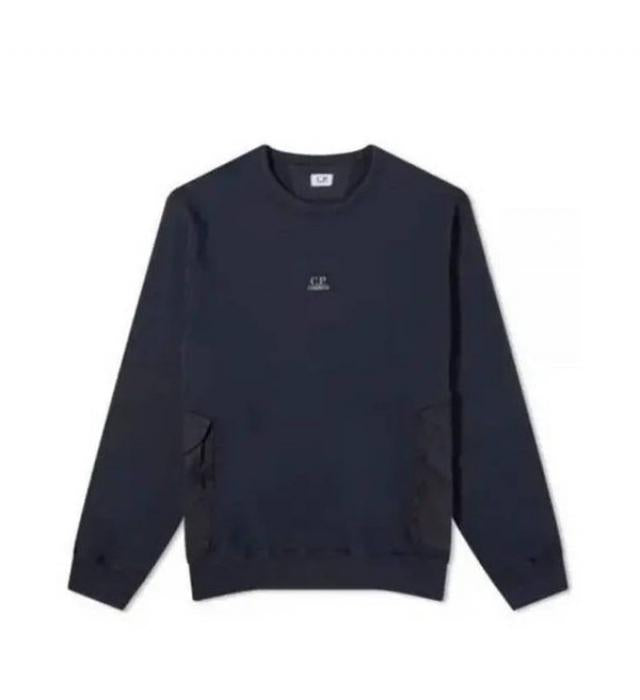 CP Company Cotton Fleece Mixed Pocket Sweatshirt