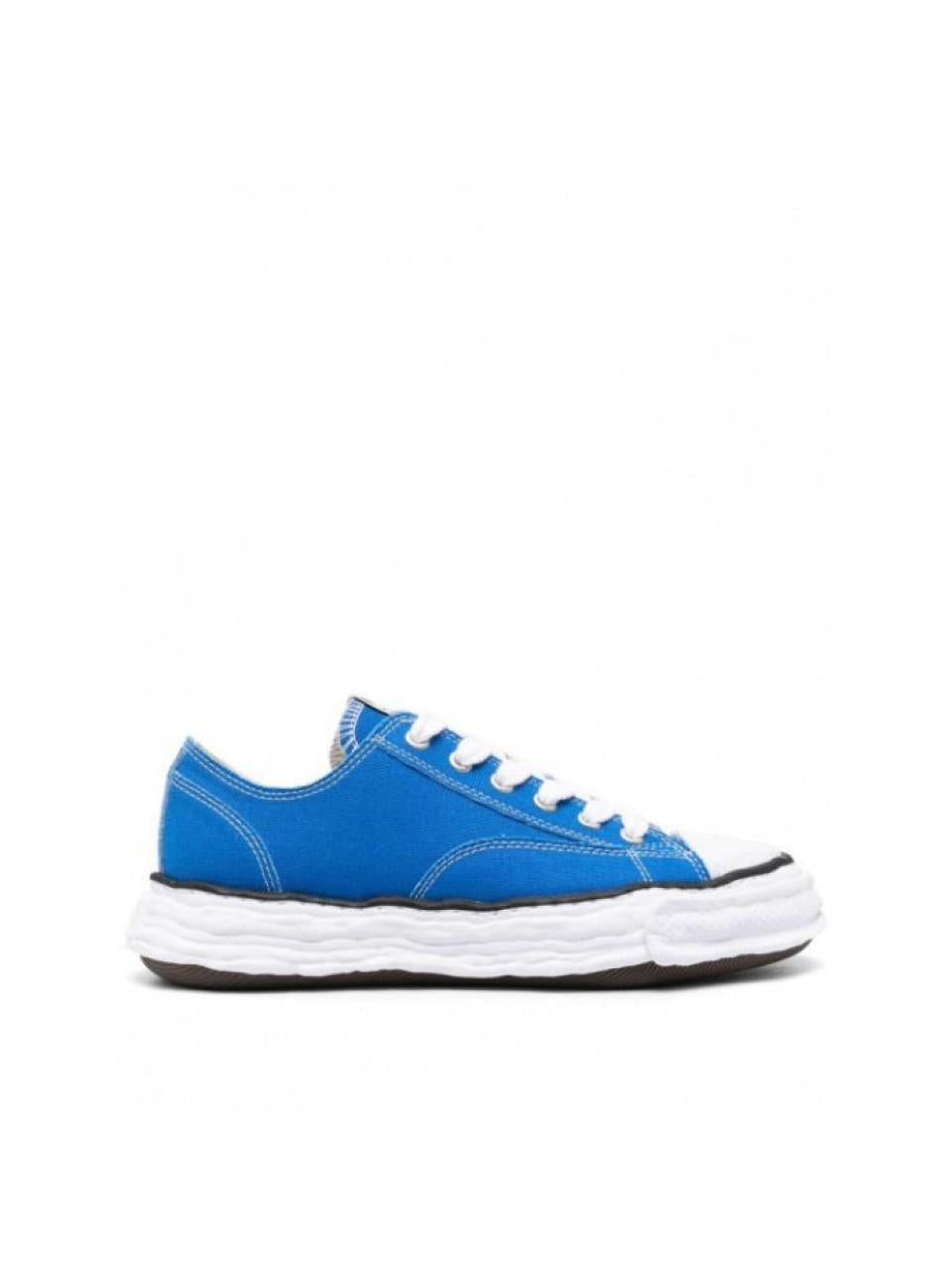 Maison Mihara Yasuhiro Peterson OG Sole Canvas Low Top Sneaker A11 FW702 CL BLUE