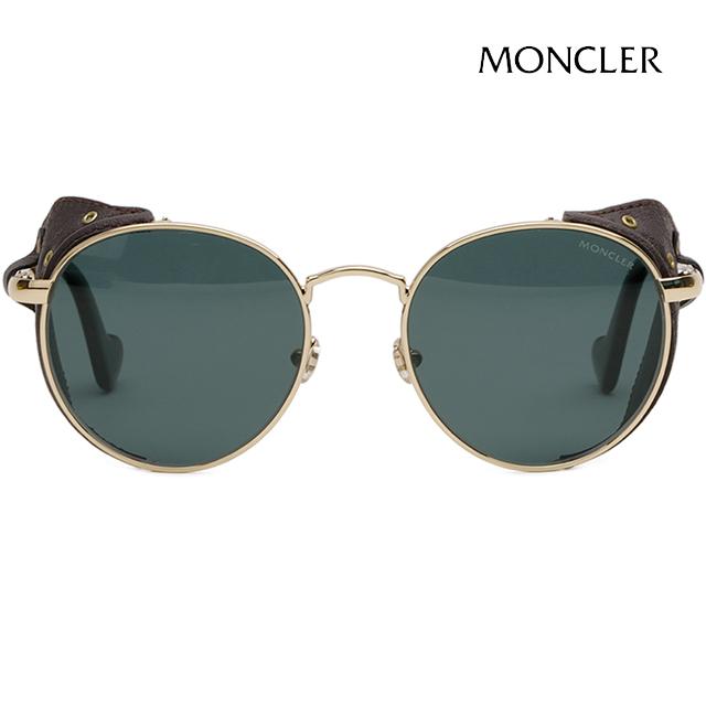 Moncler Polarized Sunglasses ML0182 32R with Leather Strap