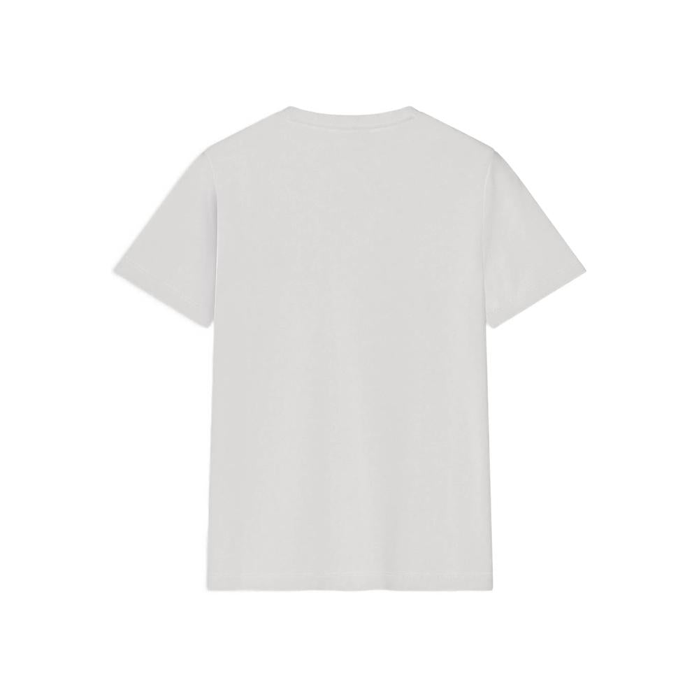 Maison Kitsune White Short Sleeve Cotton T-Shirt