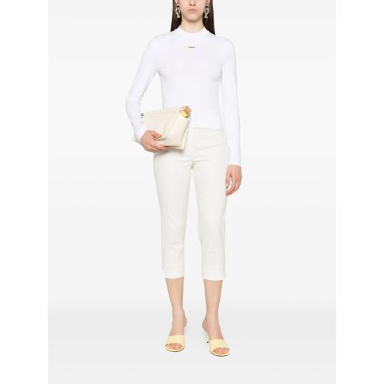 JACQUEMUS White Long Sleeve Sweatshirt TSW00155AJ00124100