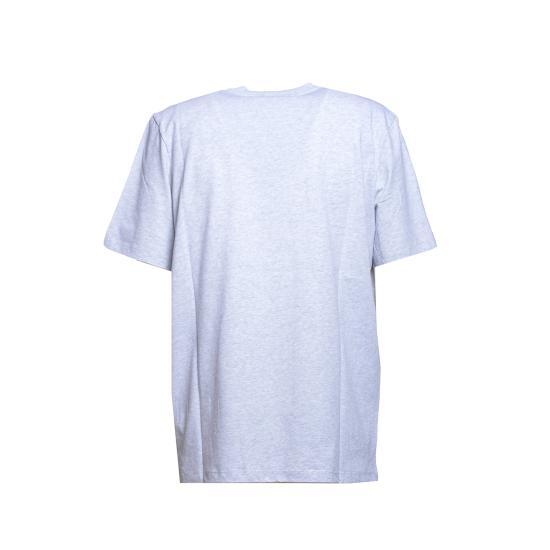 MSGM Gray Short Sleeve T-Shirt for Men