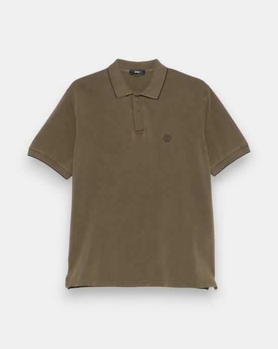 Herno Logo Embroidered Polo Shirt JPL00134U 54006 7730