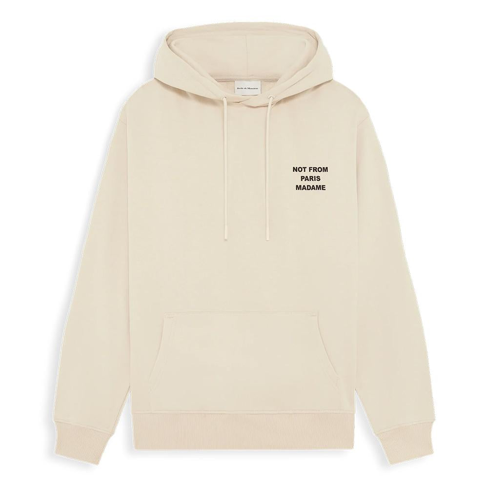 DROLE DE MONSIEUR Beige Cotton Hooded Sweatshirt PERMHO162 CO127 MT
