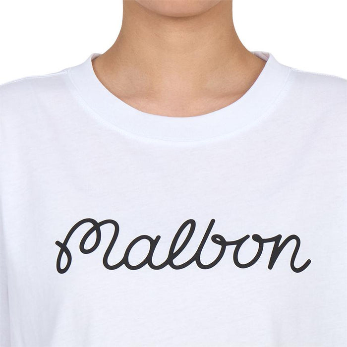 malbon women’s short sleeve golf t-shirt white