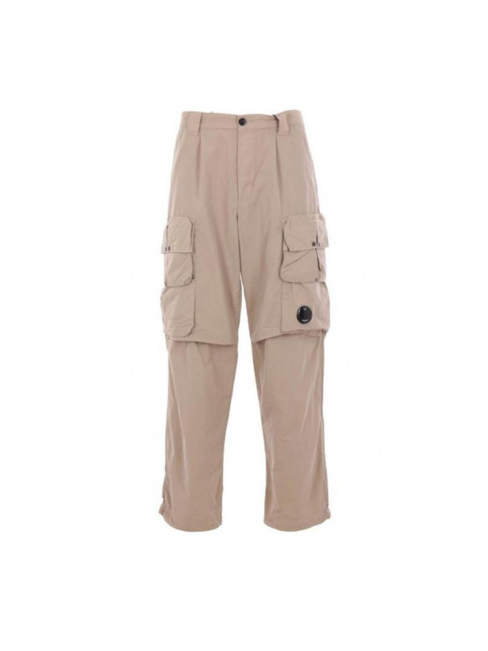 CP Company Nylon Cargo Pants Flat Green Classic Fit