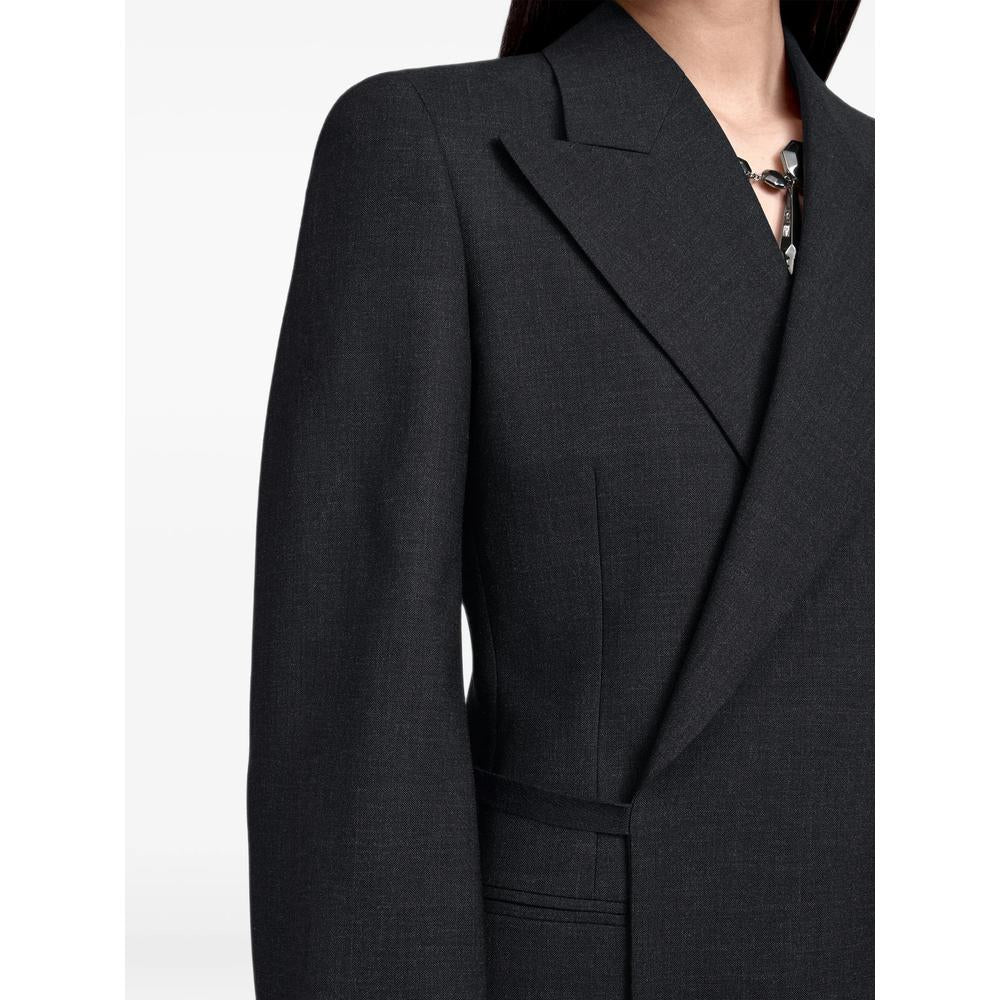 Maison Margiela Wool Blend Blazer Jacket Beige Women’s
