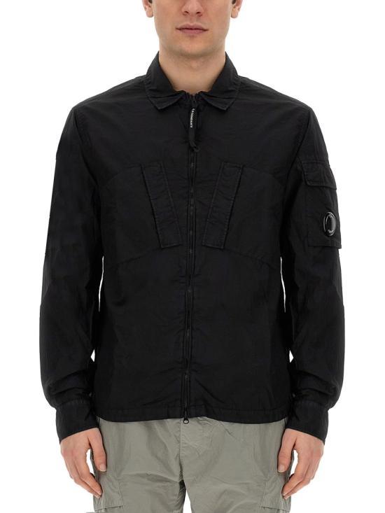CP Company Men's Jacket 16CMSH111A005783G999 BLACK DOM