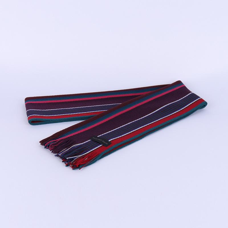 Paul Smith Merino Wool Rainbow Scarf