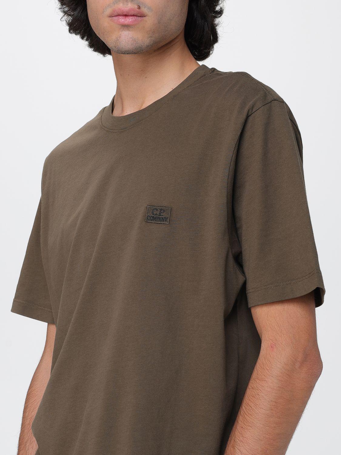 CP Company Short Sleeve Cotton T-Shirt Men’s FW25 Green