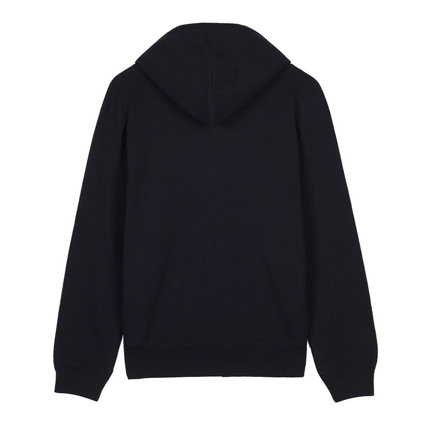 Comme des Garcons Double Heart Patch Zip Hoodie Unisex AX T294 051 BLACK