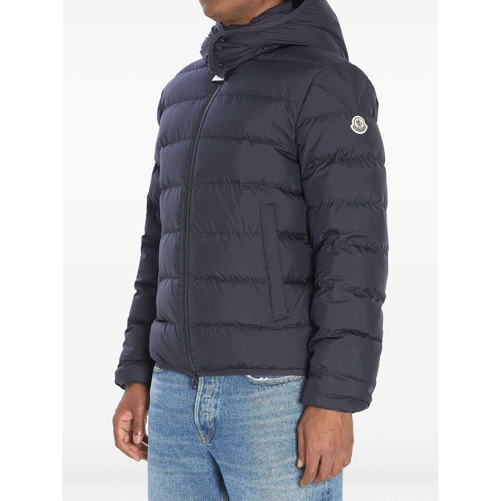 Moncler Navy MONTBROCQ Down Puffer Jacket for Men
