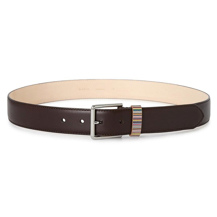Paul Smith Men's Leather Belt Navy