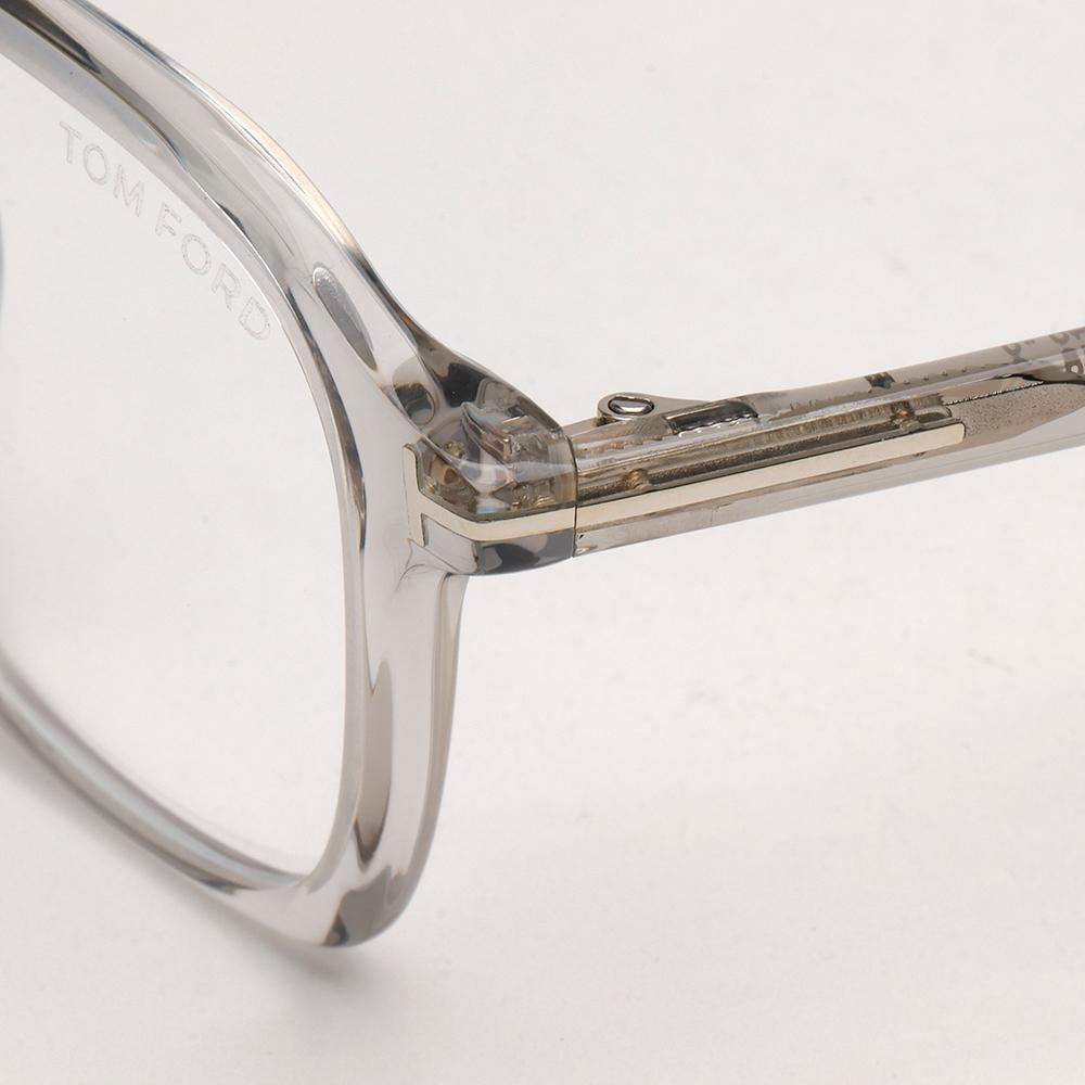 TOM FORD Clear Acetate Blue Light Blocking Unisex Eyeglasses TF6101 DB 020