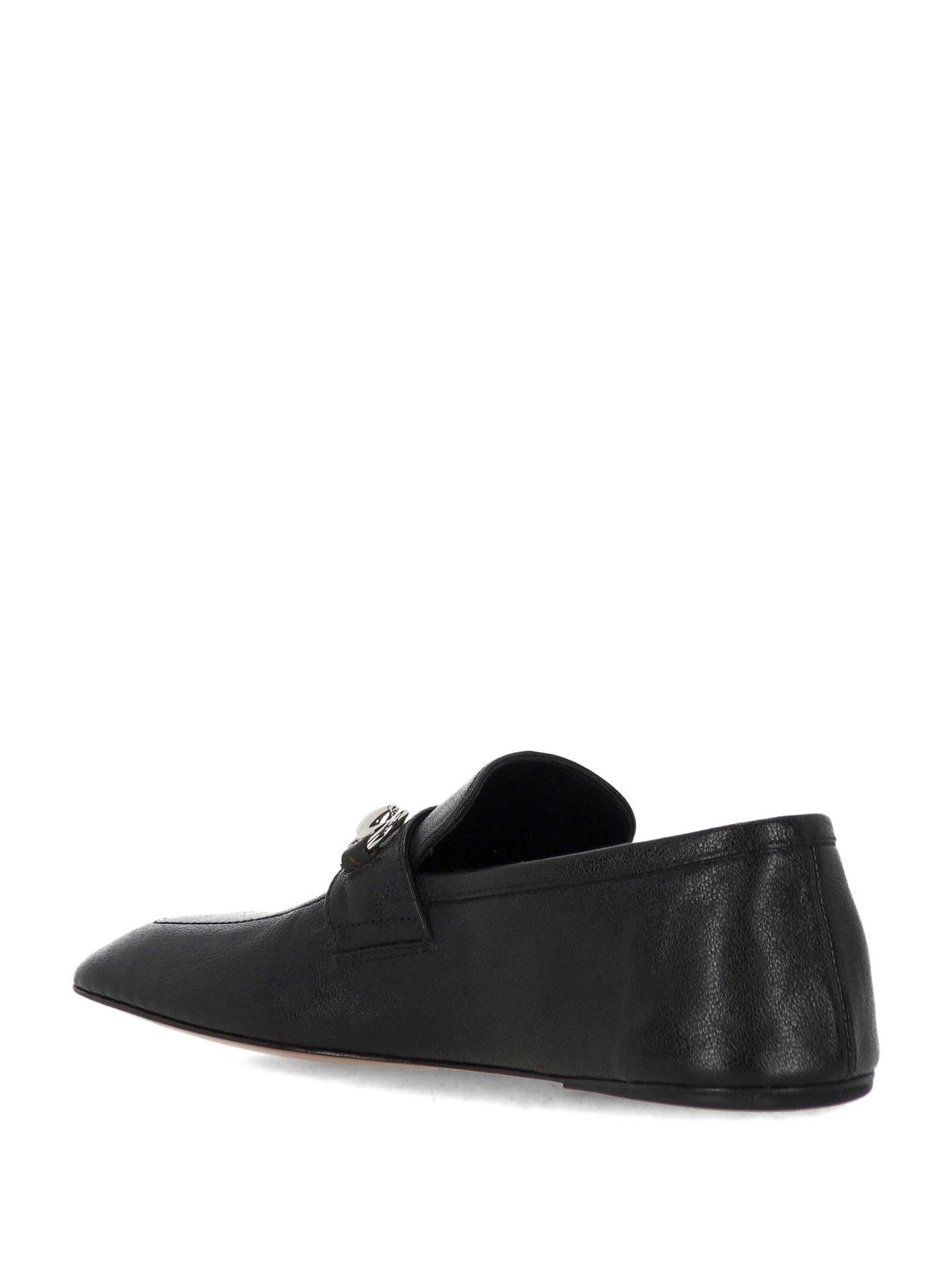 GUCCI Black Leather Loafer Shoes for Women