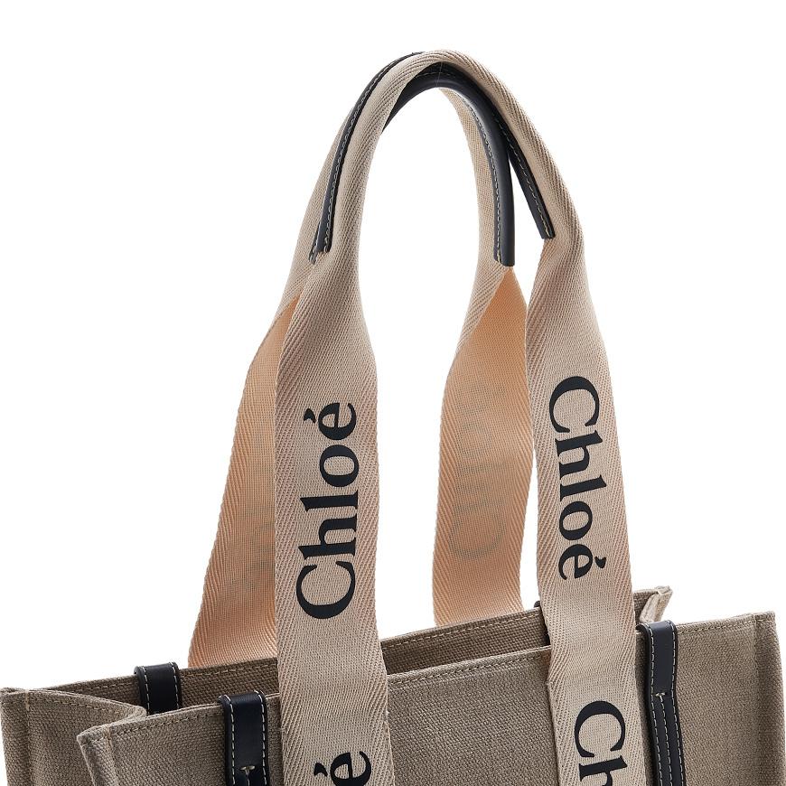 Mulberry Canvas Leather Medium Tote Bag Women CHC22AS383I26 91J