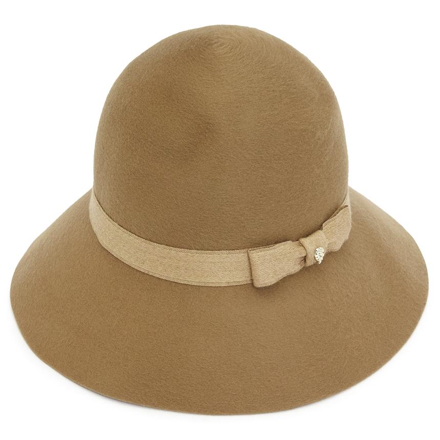 HELEN KAMINSKI Camel Cotton Canvas Alfreda 9 Cap