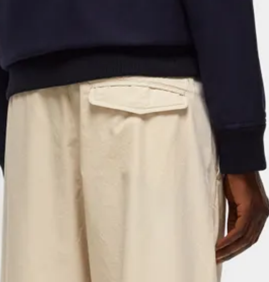 A.P.C. Renato Wide Slacks Pants Men Beige H08428