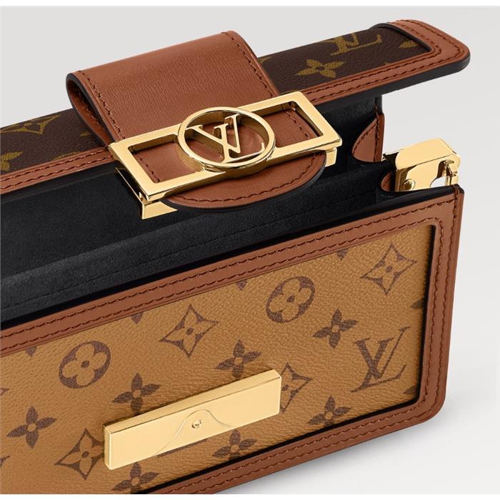 Louis Vuitton Dauphine East-West Leather Shoulder Bag