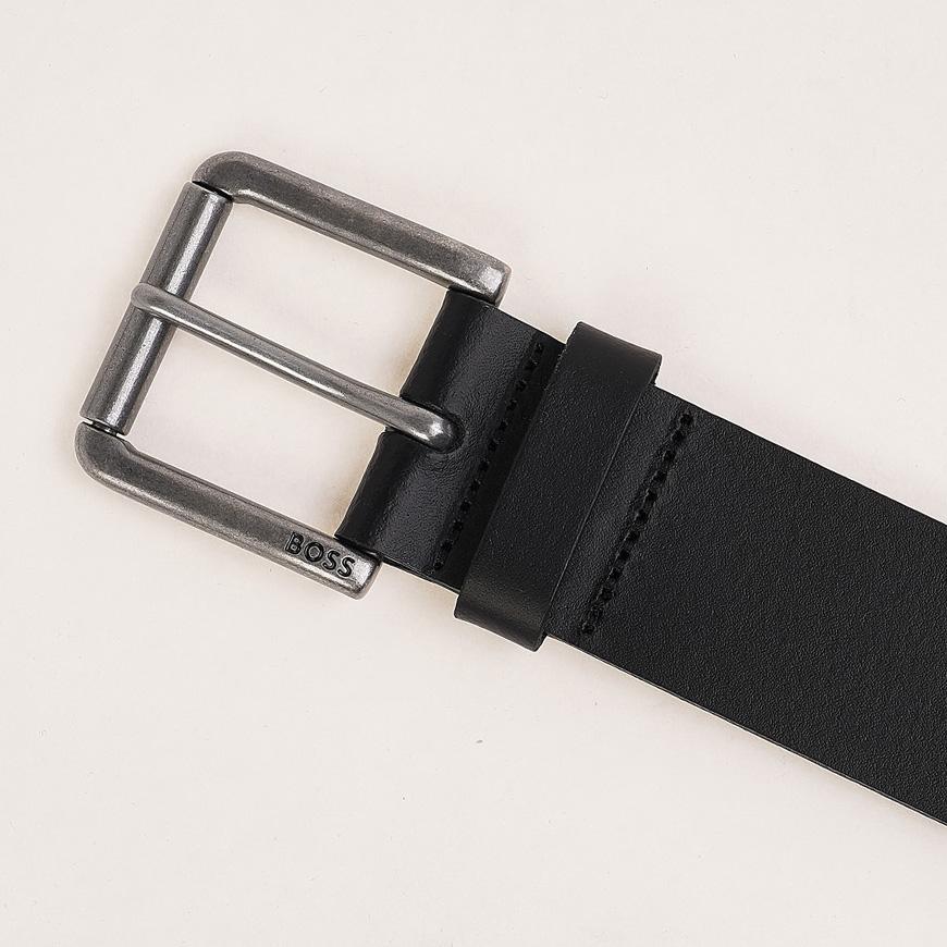 HUGO BOSS Men’s Logo Roller Buckle Belt 50491889 001