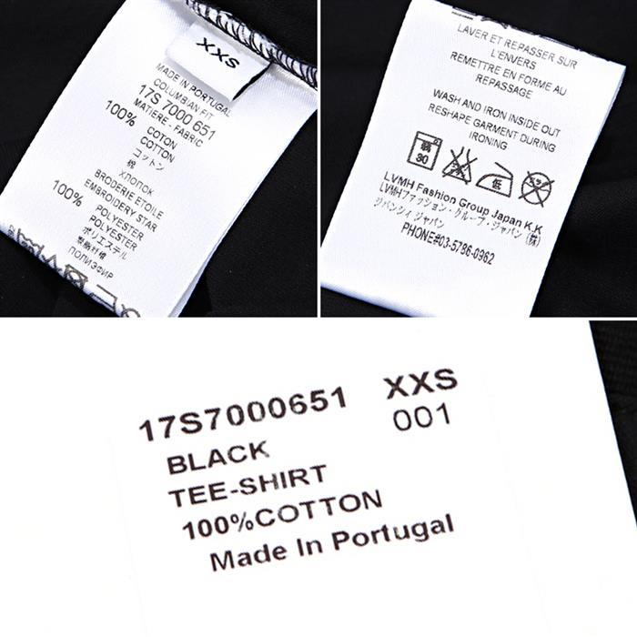 GIVENCHY Black Oversized Star Print Round Neck T-Shirt