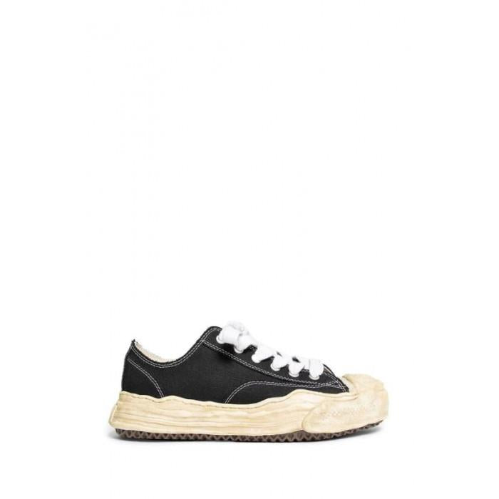 Maison Mihara Yasuhiro Hank OG Sole Canvas Low-Top Sneakers Black A13 FW733