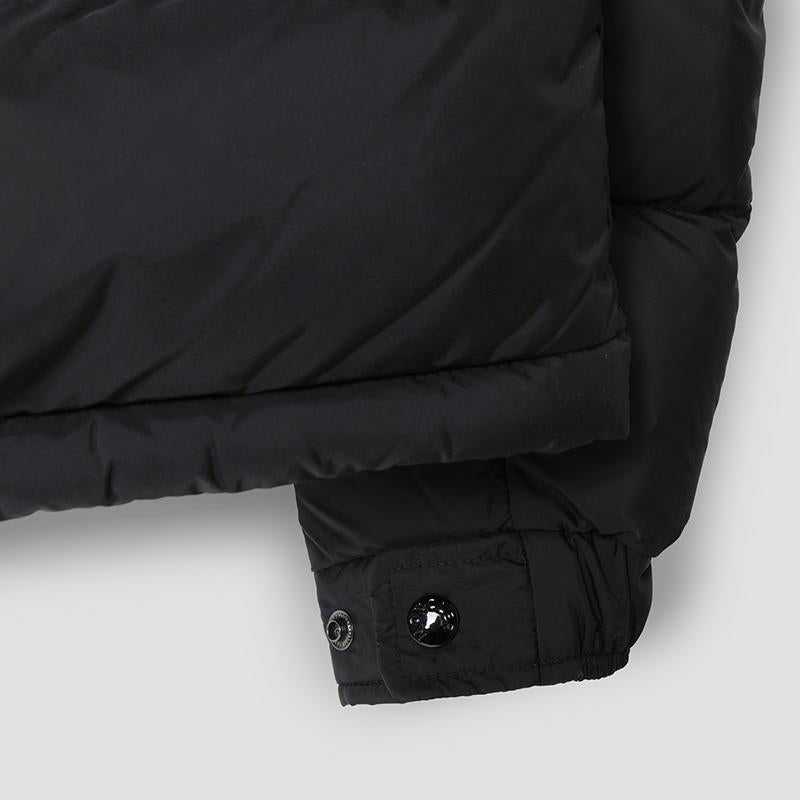 Moncler Maya Puffer Hooded Short Down Jacket Black