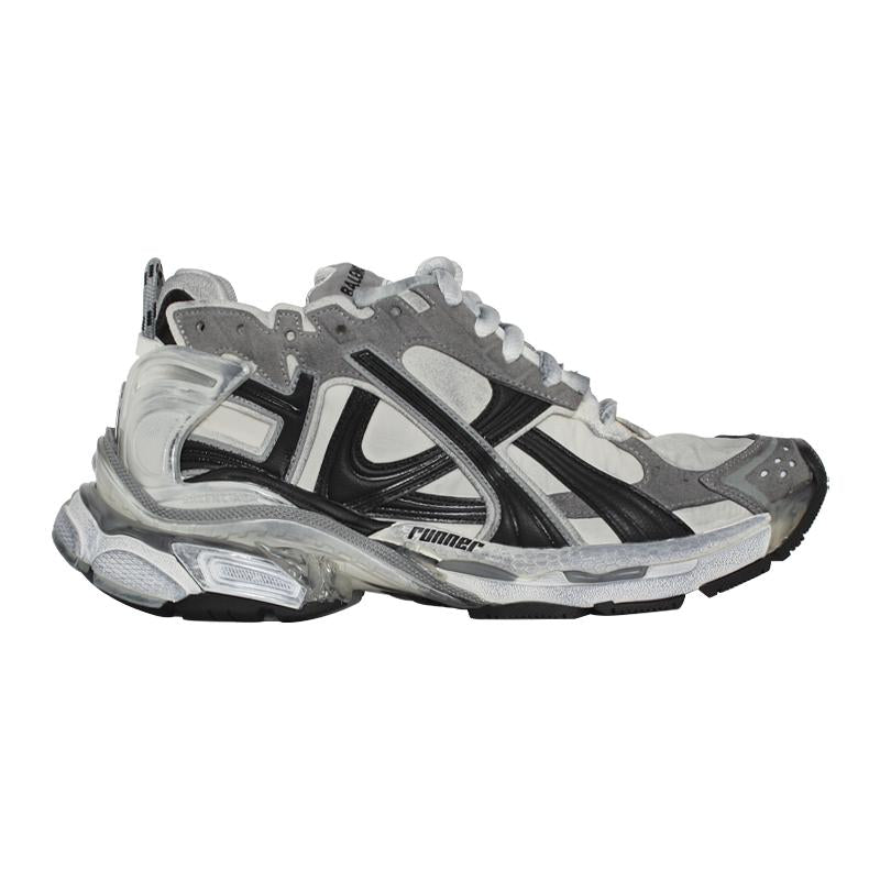 BALENCIAGA White Runner Low-Top Sneakers