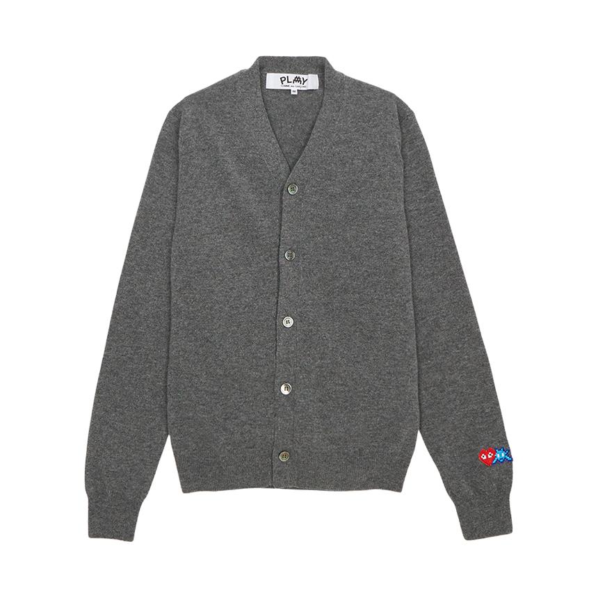 Comme des Garcons Invader Double Wappen Unisex Knit Cardigan AZ N088 051 3