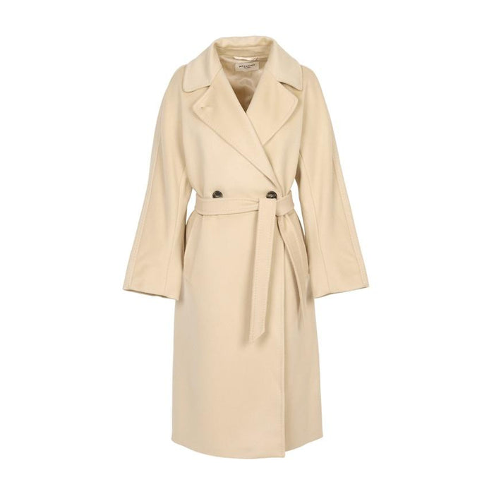 Max Mara Weekend Regina Coat Resina Beige Wool Coat