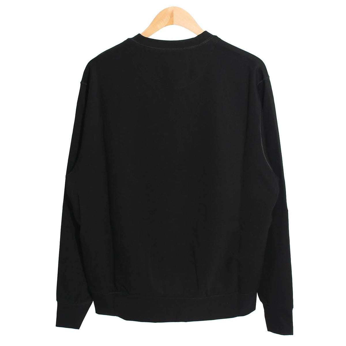 PRADA Black Re-Nylon Technical Fabric Logo Pocket Sweatshirt