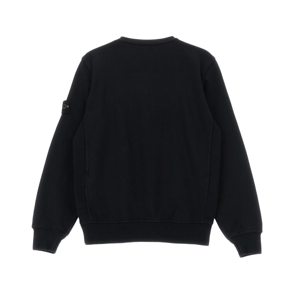 STONE ISLAND Black Logo Patch Women’s Sweatshirt L1S166100005 S0040 V0029