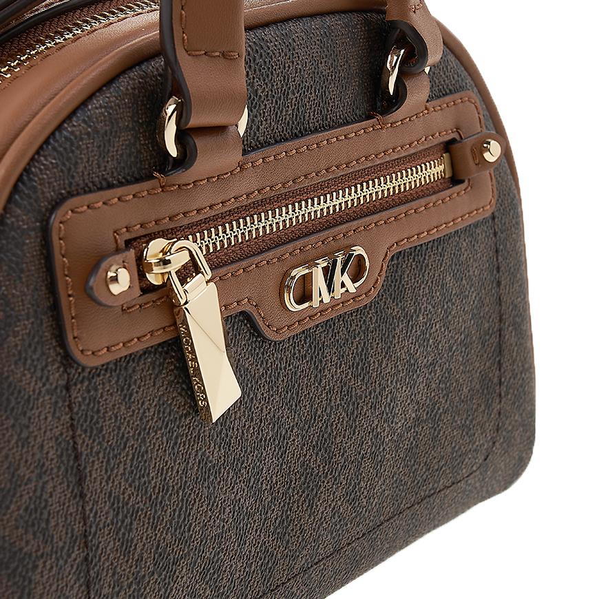 Michael Kors Women’s Logo Print Top Handle Tote Bag Brown