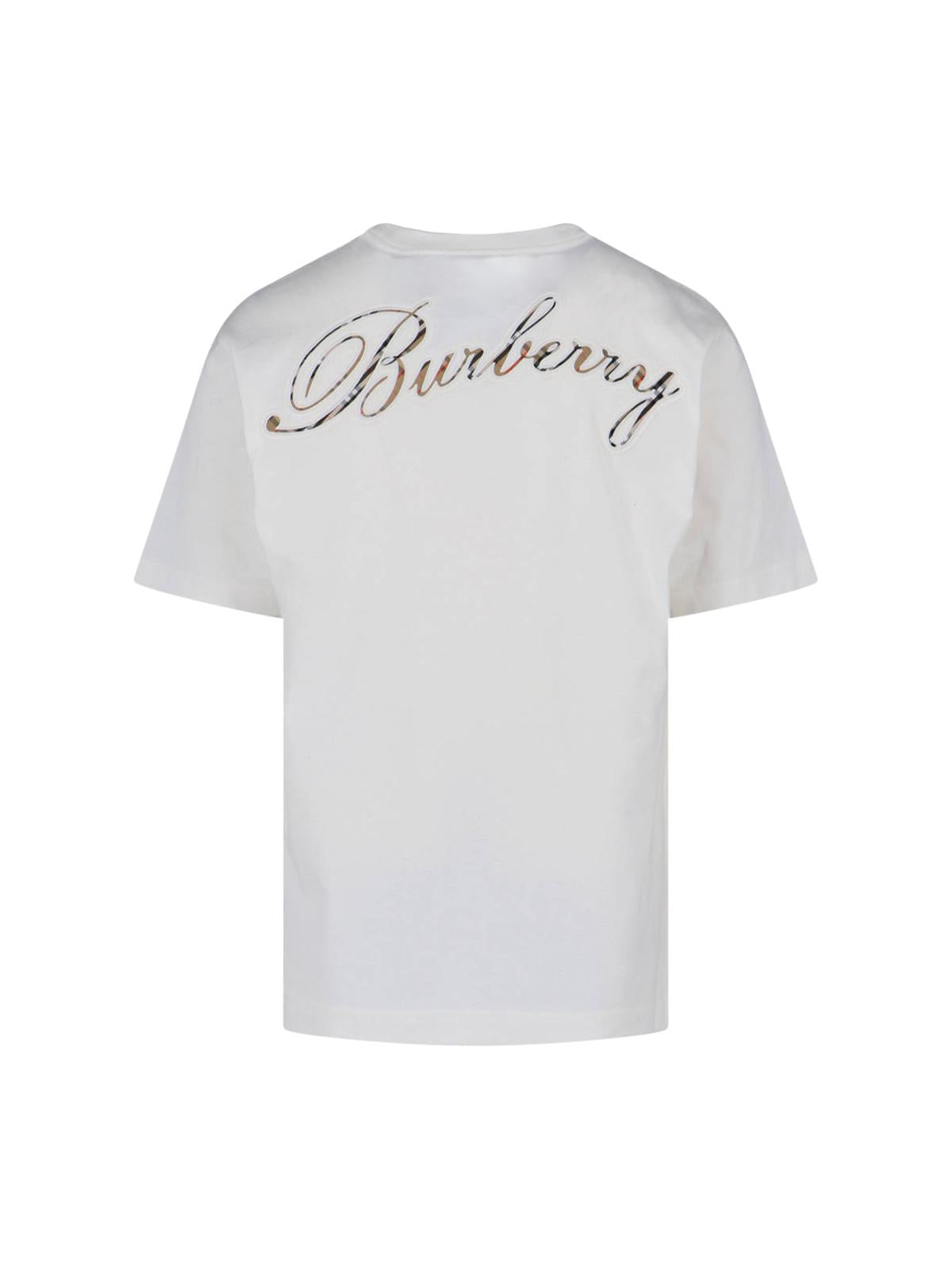 BURBERRY Short Sleeve Cotton T-Shirt Black Men’s
