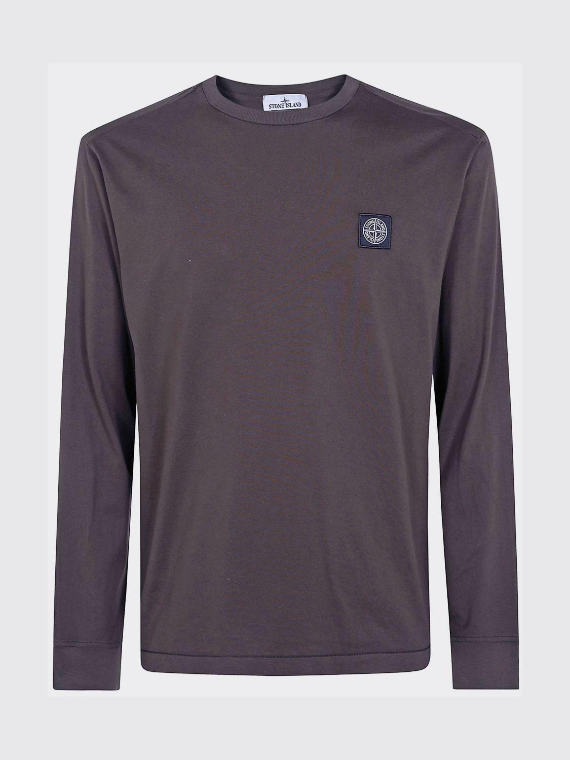 STONE ISLAND Cotton Long Sleeve Shirt Navy