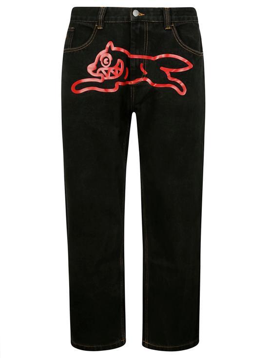 ICECREAM Blue Denim Jeans for Men ICD002BLACK DOM