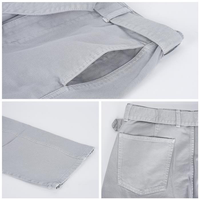 Lemaire Twist Belted Cotton Classic Pants PA326 LD1036 BK948