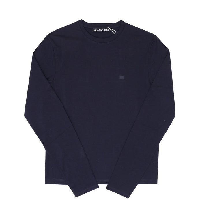 Acne Studios Unisex Long Sleeve T-Shirt CL0311 NAVY BLUE